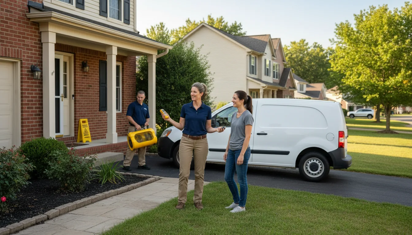 Residential water damage restoration in Mcneal, AZ